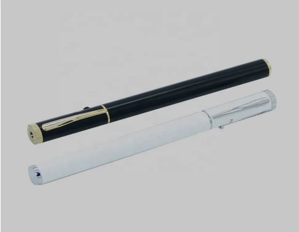 brass red laser pointer pen