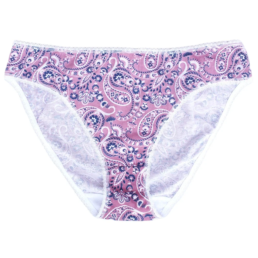 Women's Panty Brief Mid Rise 100 Cotton Comfortable Sexy Look Ladies