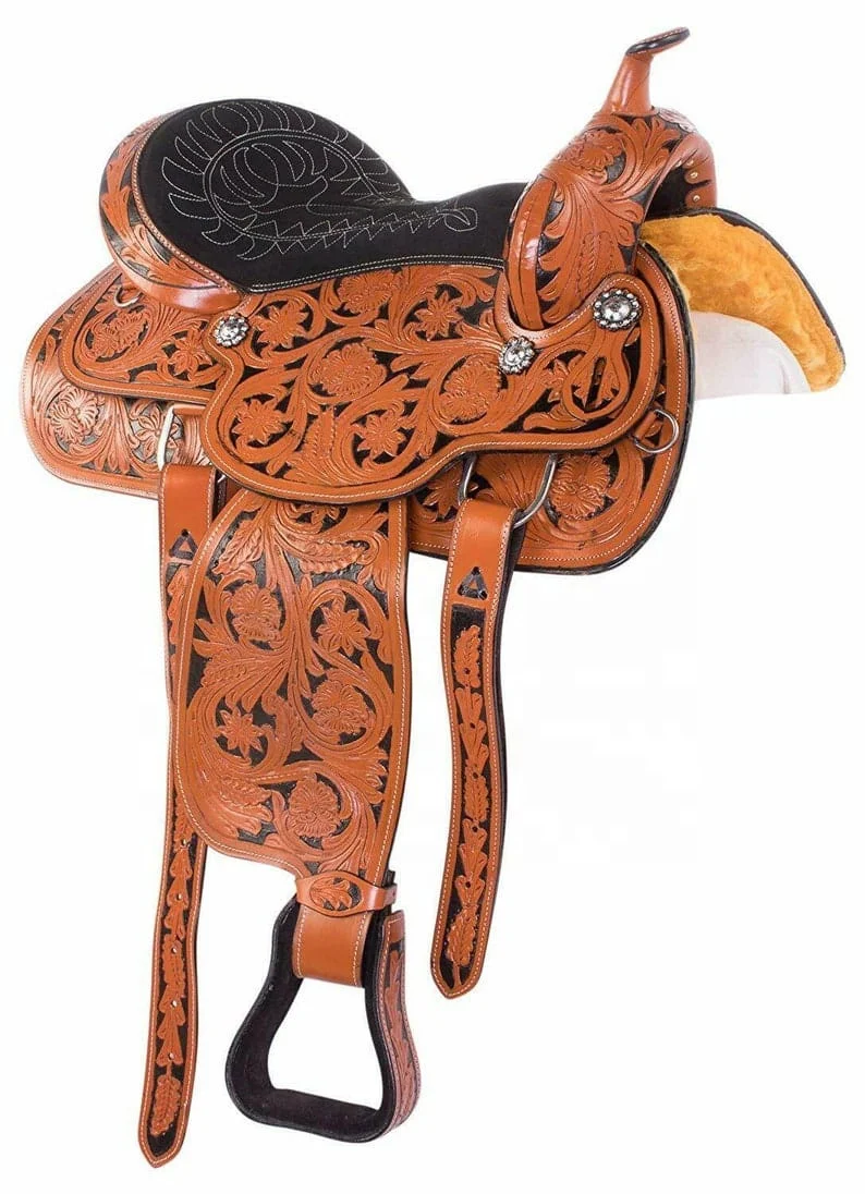 Indian Supplier Handmade Portable English Horse Saddles Western Saddles