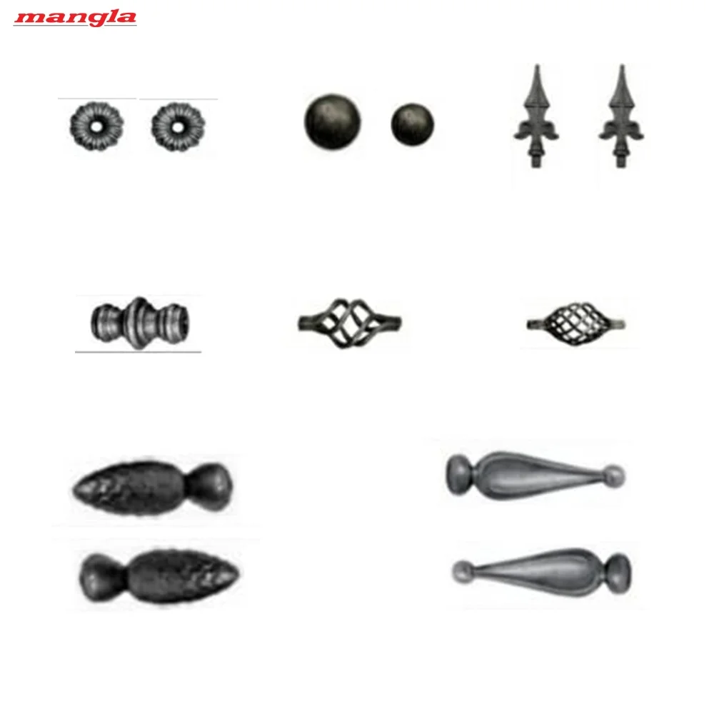 Fence Basket Steel Cast Fitting Wrought Iron Metal Heat Treated