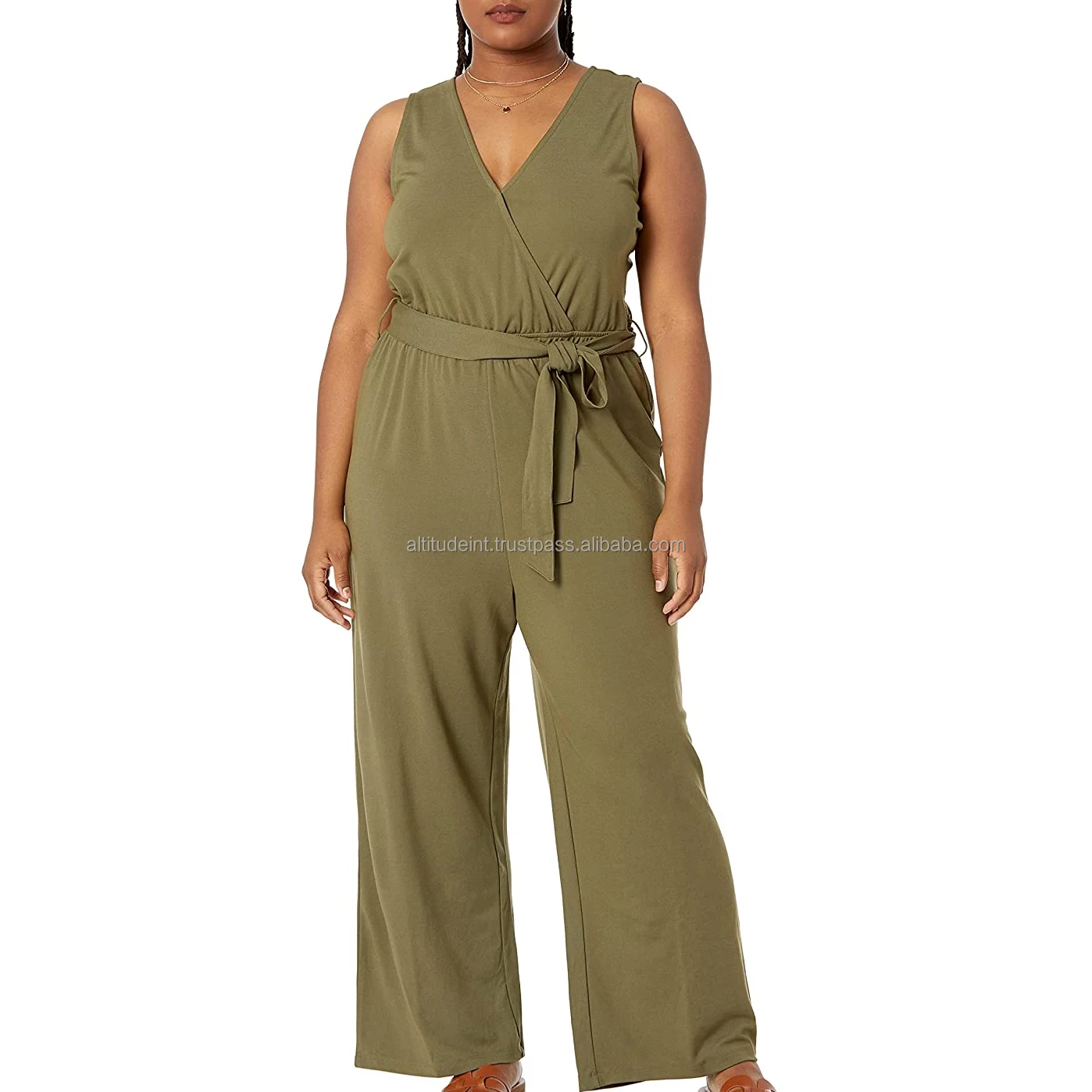 2022 Ladies Custom Clothing Sleeveless Jumpsuit Custom Playsuit Basic