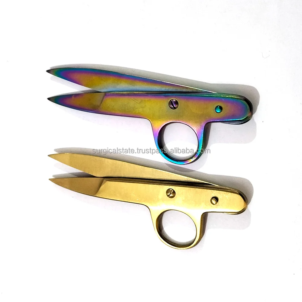 Multi Safety Thread Tiny Scissors Colorful Super Snips Mini Scissors