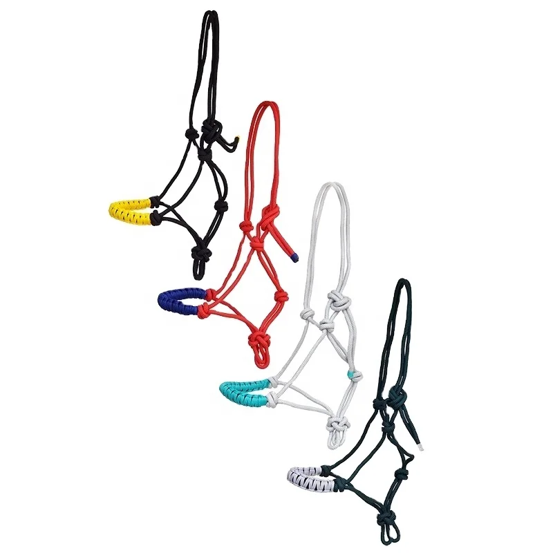 Exclusive Premium Quality Rope Halter With Knotted Nose Band