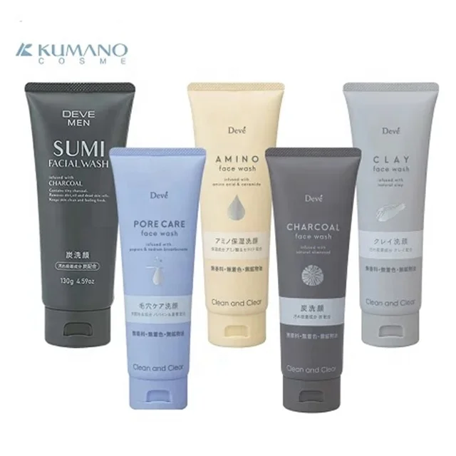 Japan Deve Pore Care Facial Wash Foam 170g Containing W Hyaluronic Acid