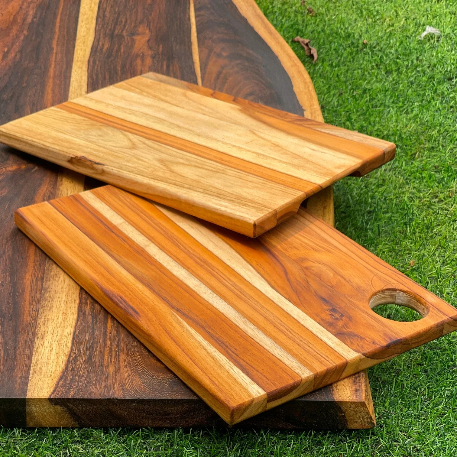 Extra large wood cutting board with custom logo bamboo chopping board