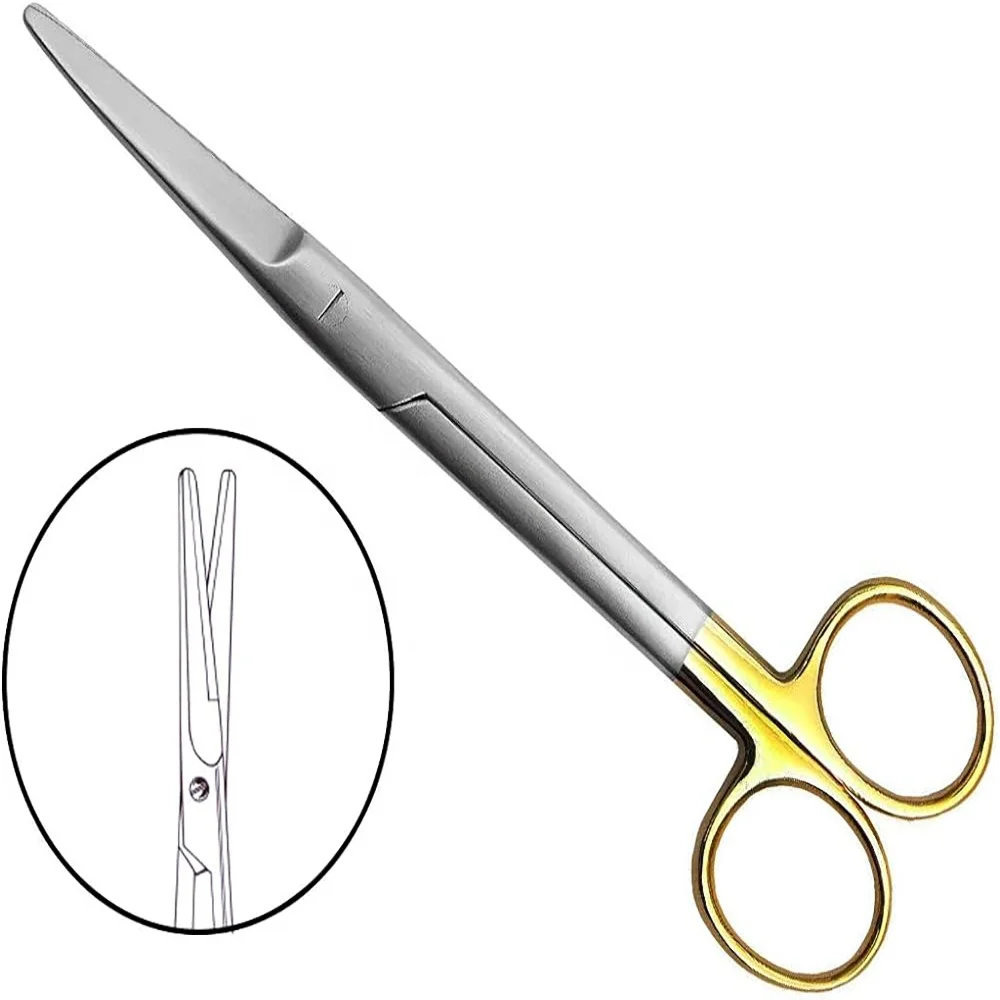 Golden Precision The Elegance Of Dissecting With Mayo Scissors By Gray