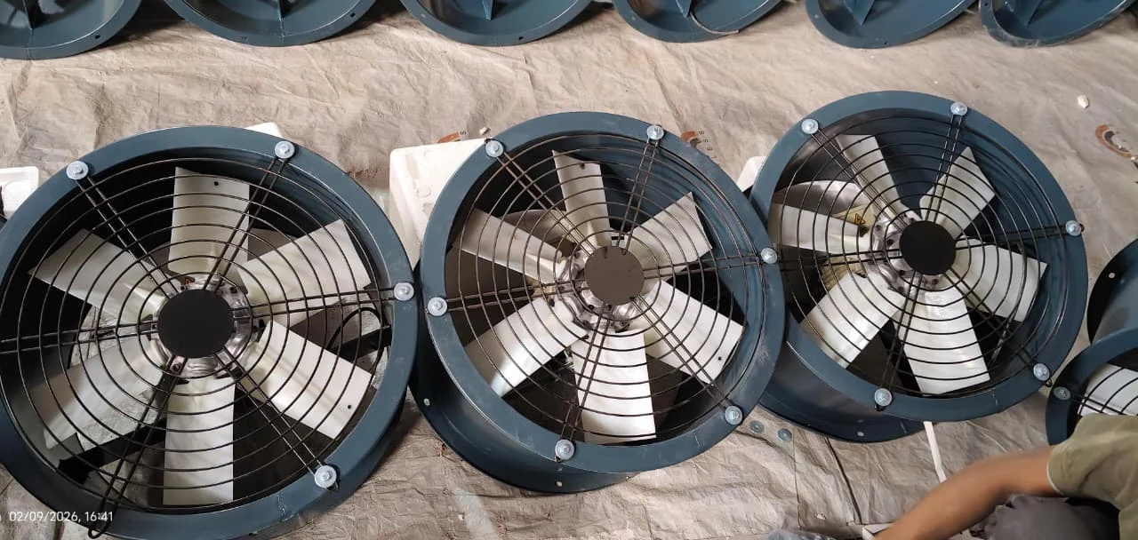 Axial Flow Cooling Fan, Aluminium, 110, large - detail 22