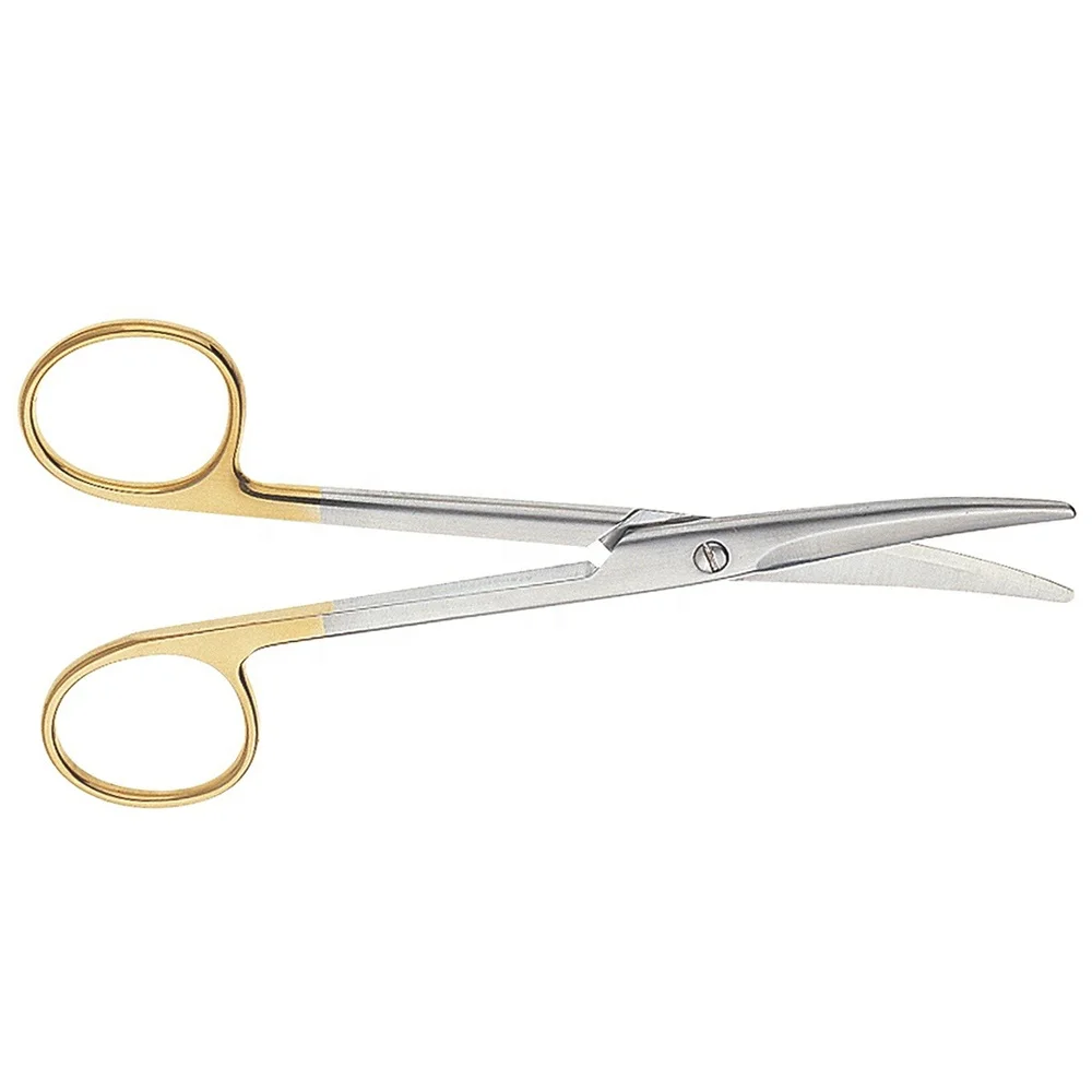Golden Precision The Elegance Of Dissecting With Mayo Scissors By Gray