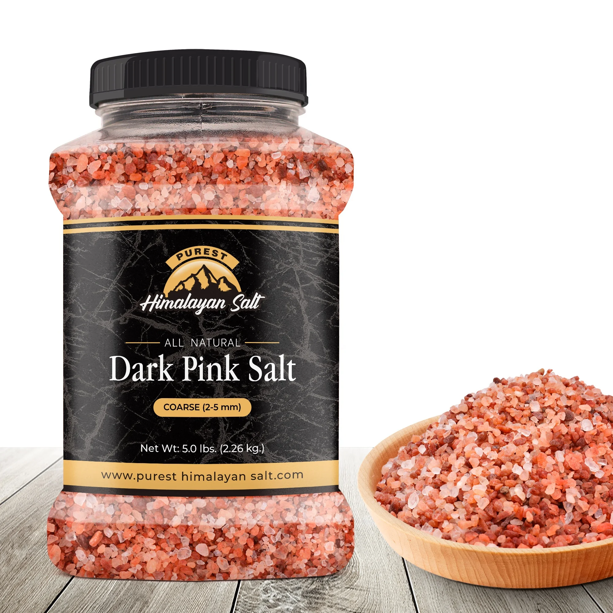 Himalayan Pink Salt Coarse Grade Dark Pink Granules Premium Quality