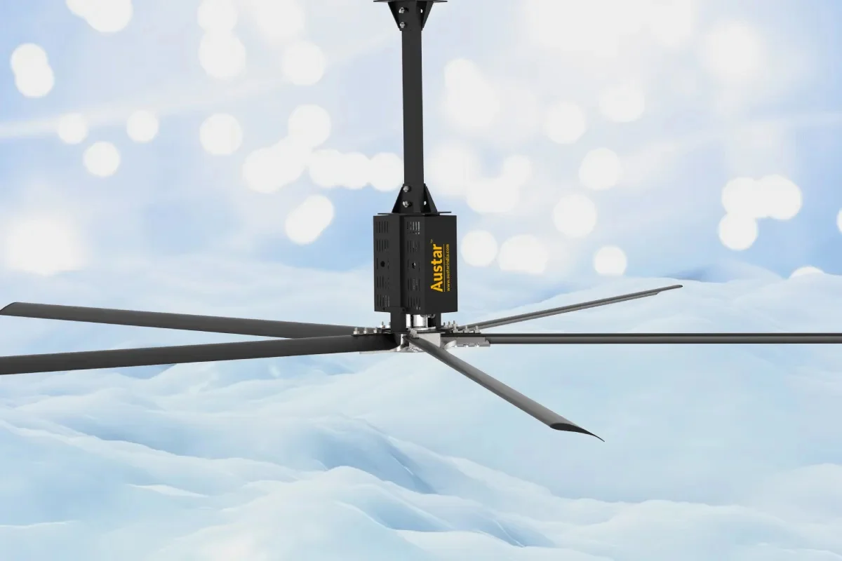 Ceiling Fan, AUSTAR, HVLC, Aluminum - detail 4