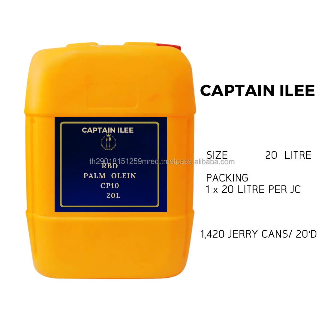 Rbd Palm Olein Cp 10 Low Color Vegetable Cooking Oil 100 Halal Palm