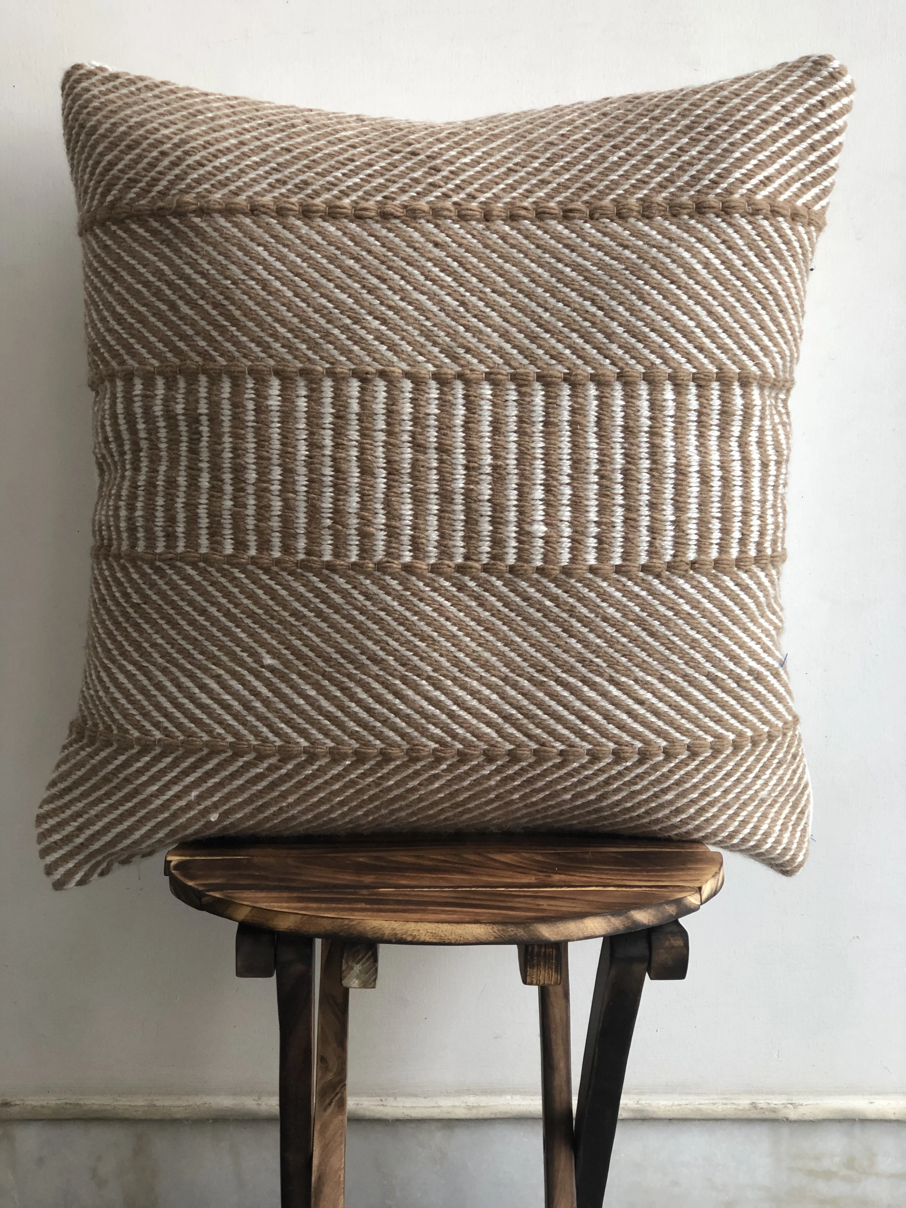 Handmade Export Quality Cotton Cushion Cover With Tassels In Home