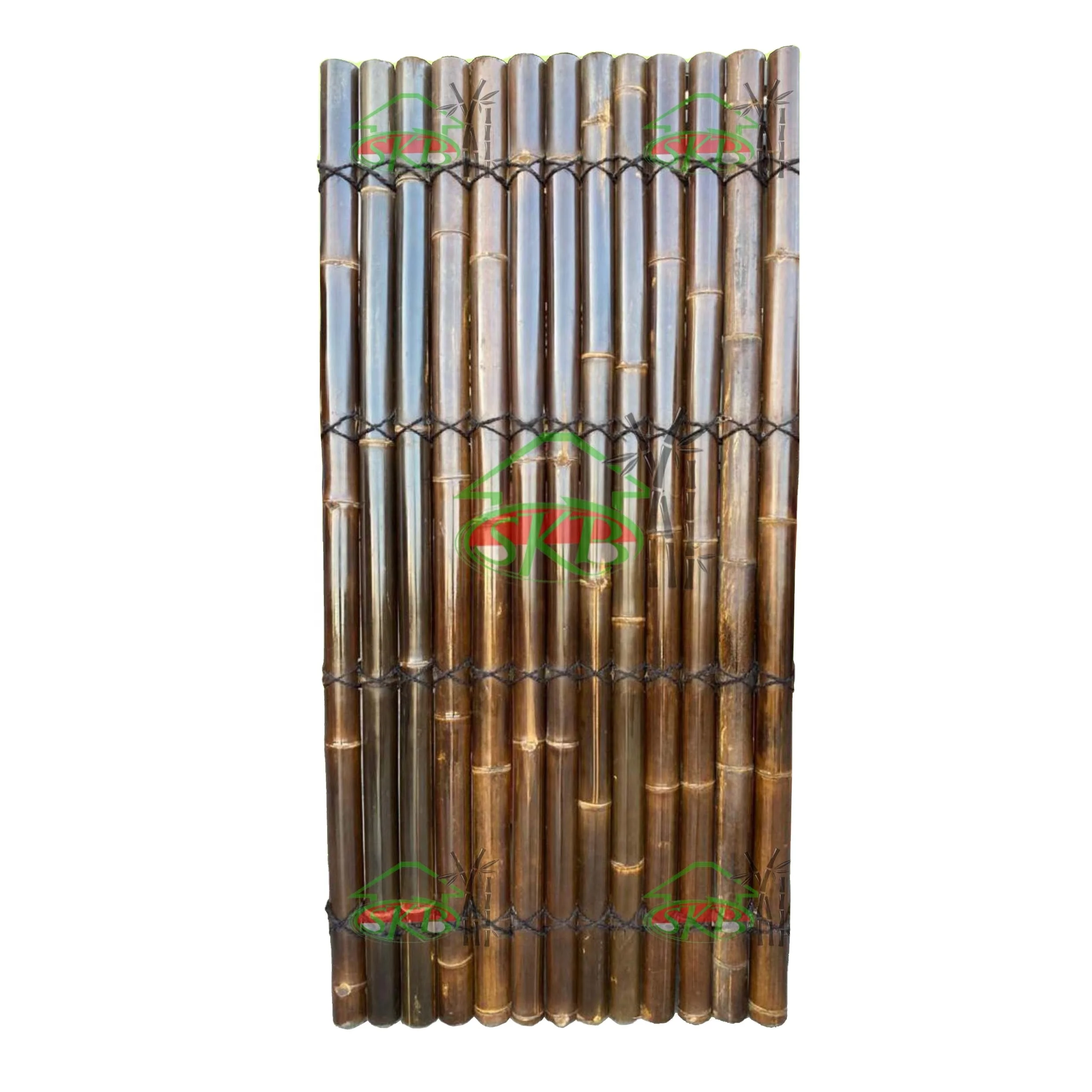 Cheap Natural Bamboo Fencing Roll 200cm X 100cm Raw Decorative Bamboo