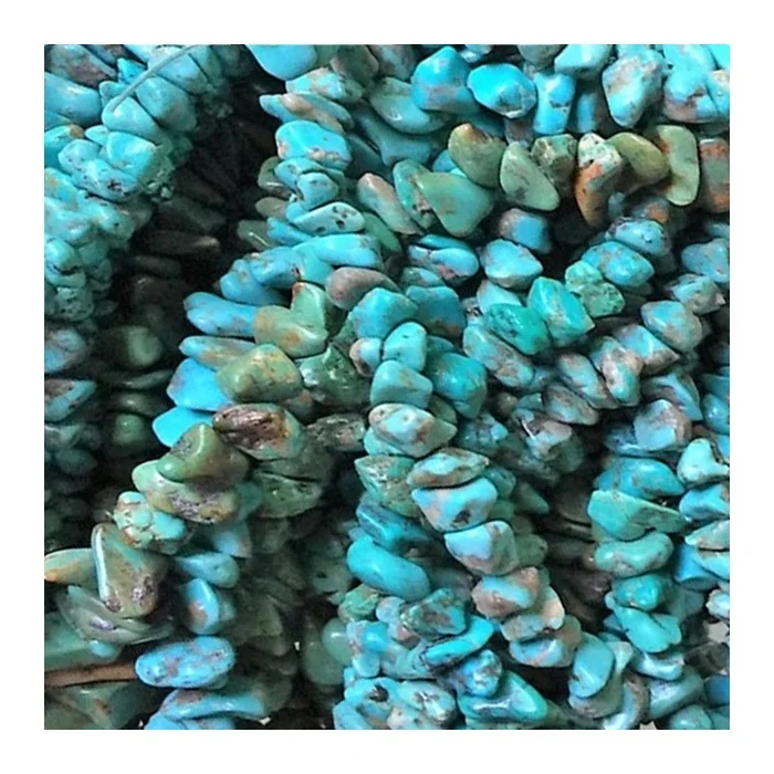 Natural Turquoise Chips Beads Genuine Turquoise Chips Raw Gemstone
