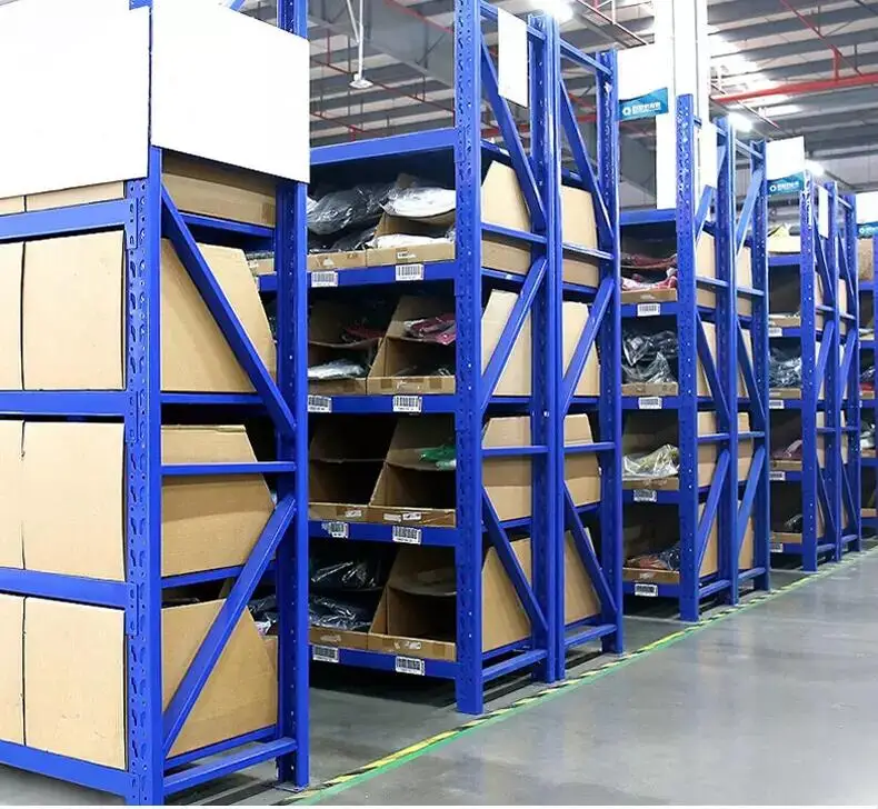 Custom Heavy Duty Shelving 300 Kg Layer Garage Black 4 Tier Warehouse Storage Metal Stacking