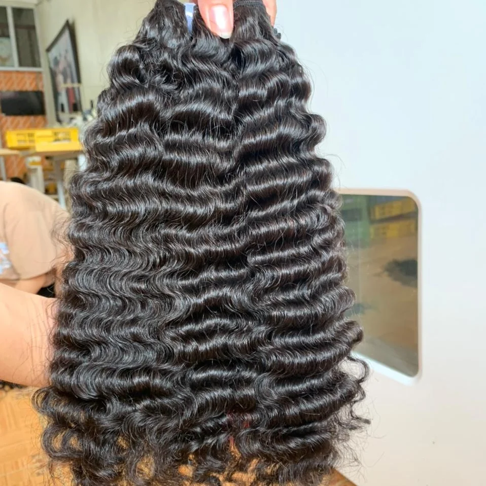 Burmese Curly Hair Bundle Burmese Hair Double Drawn 8-30 Inches - Buy ...