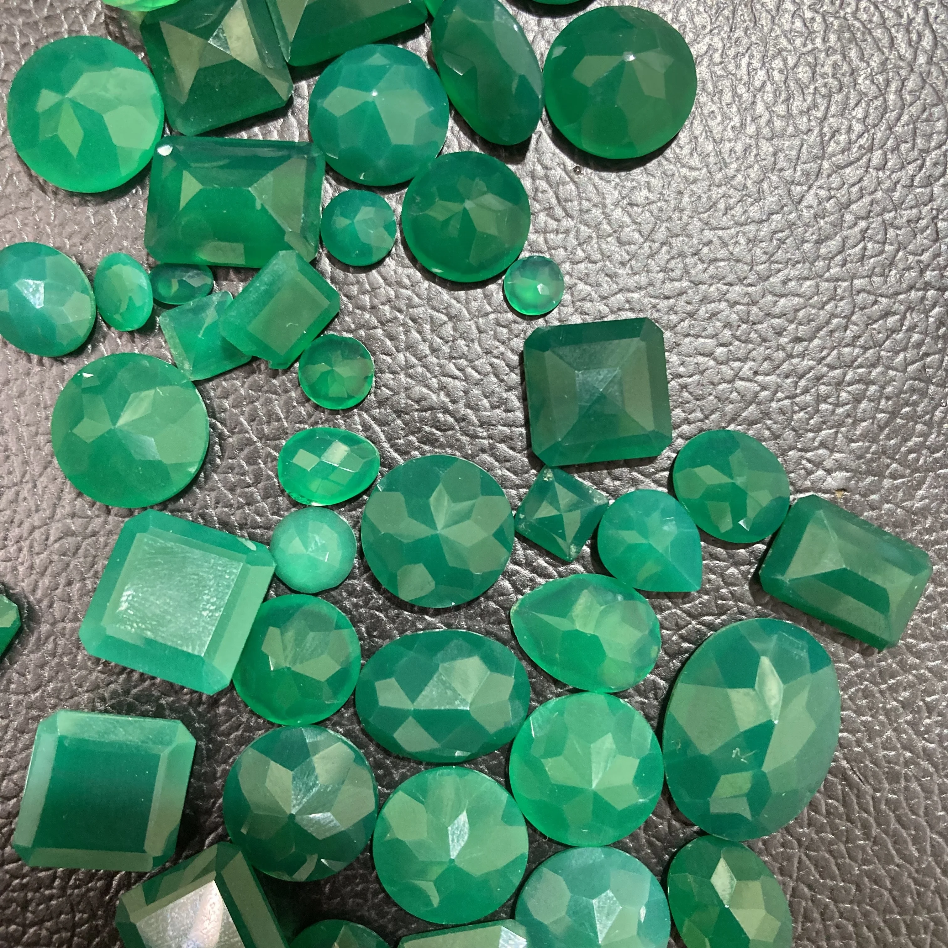 Details about   Wholesale Lot Natural Green Onyx Round Cabochon Loose Gemestones Length 14X14MM 