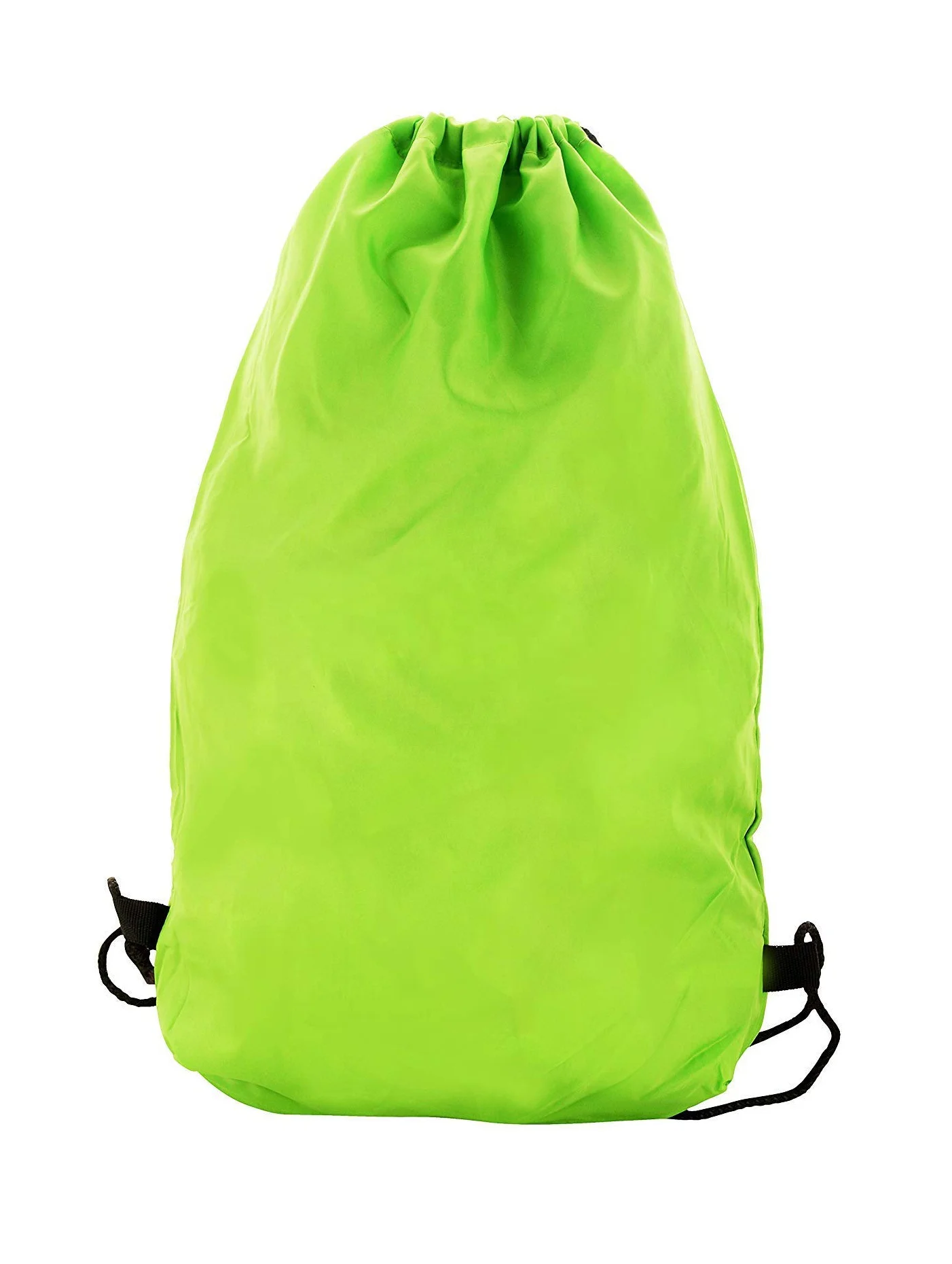 Any Color Plain Multipurpose Drawstring Bag For Gym Travel Kids Light