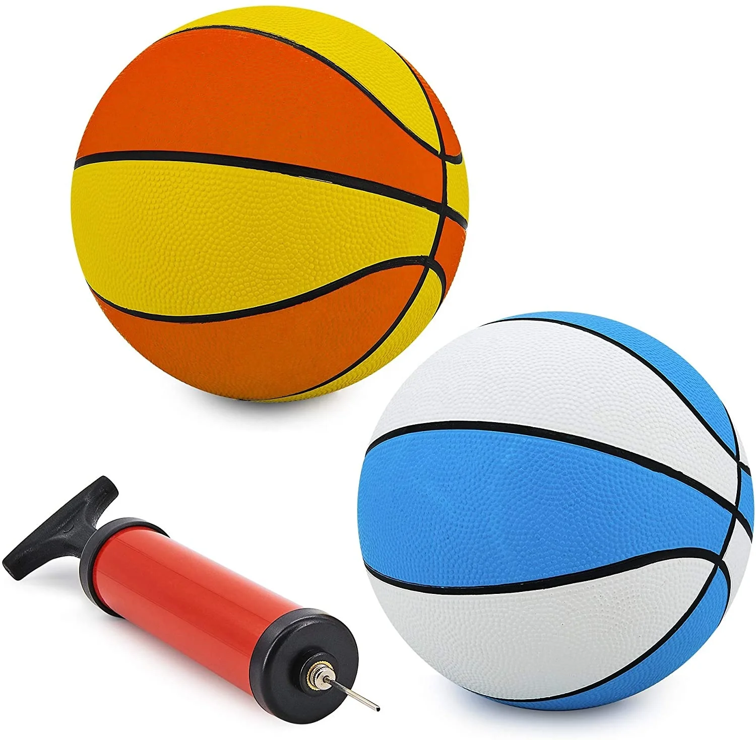 Cheap 7 Inch Mini Inflatable Basketballs Rubber Toy Teens Kids Adults ...