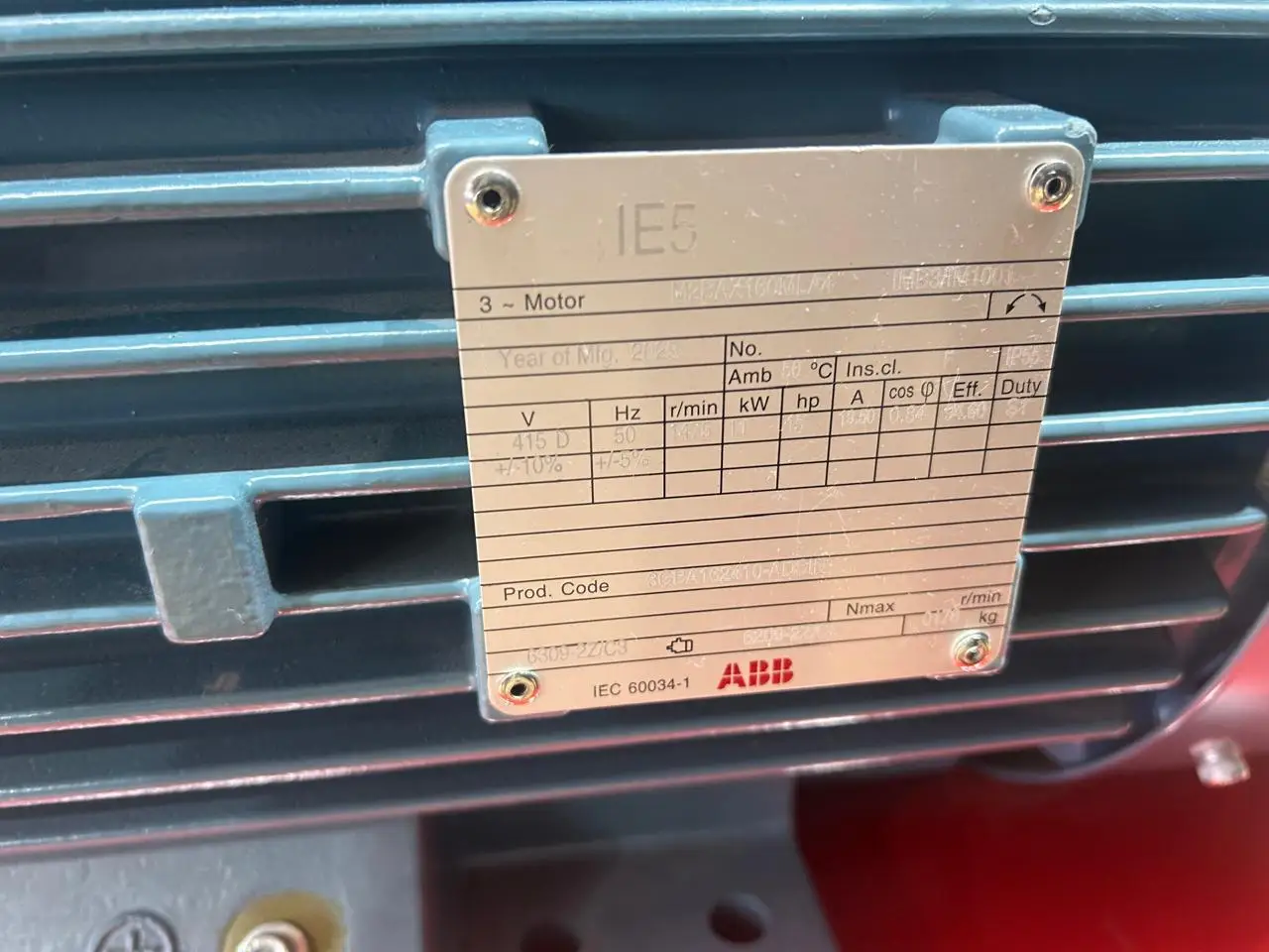 Iec Motor, AC 220 V, 3GBA 131 110-ADCIN - detail 6