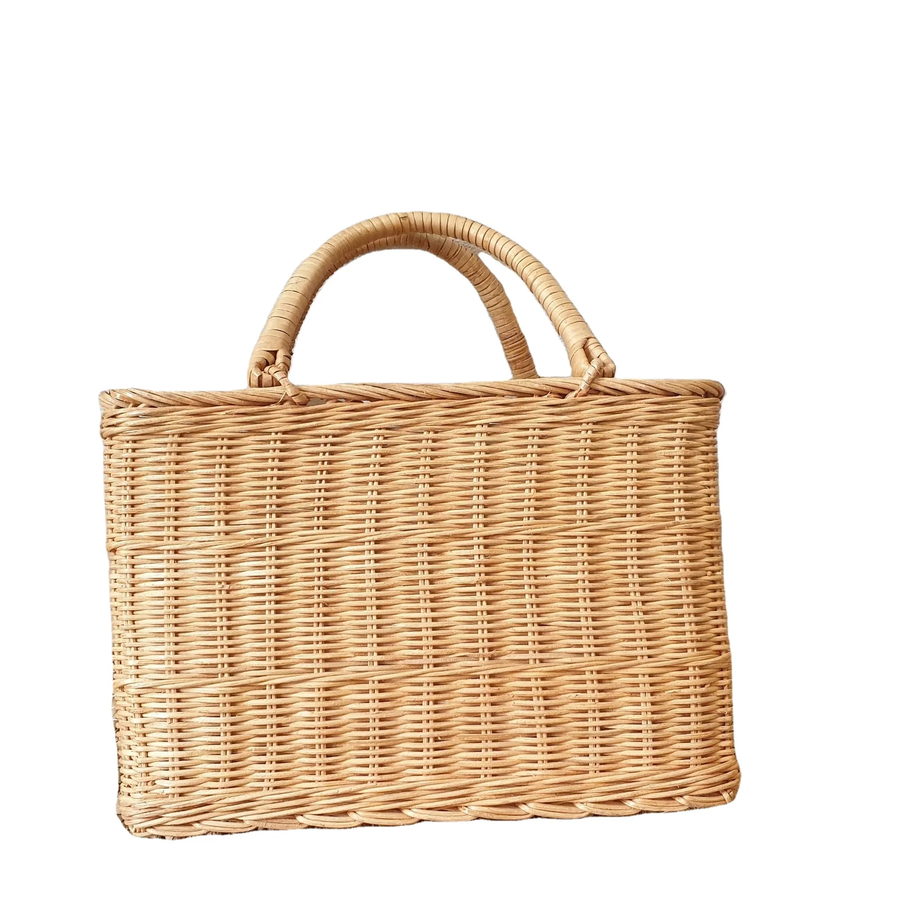 Best Price Natural Ecofriendly Rattan Bag With Handle/ Handmade Rattan