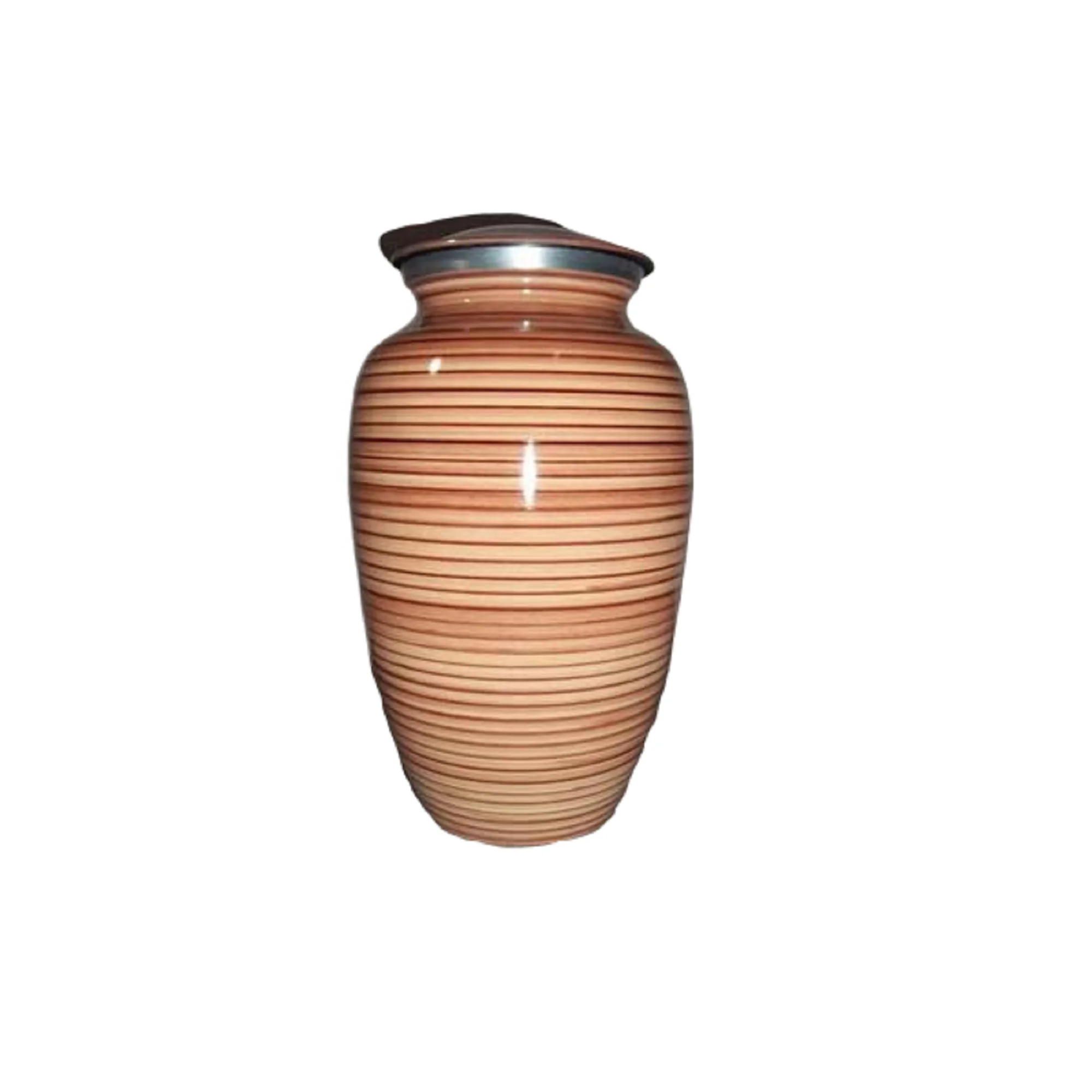 Metallic Cremation Urn For Adult Ashes Premium Quality Keepsake Burial
