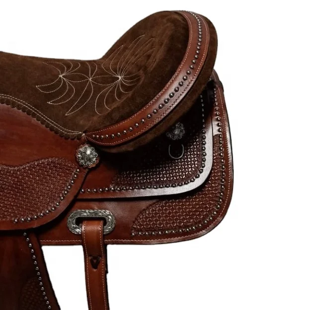 Western Horse Saddle Tack Set Leather Seat Tree Oem Customized Style