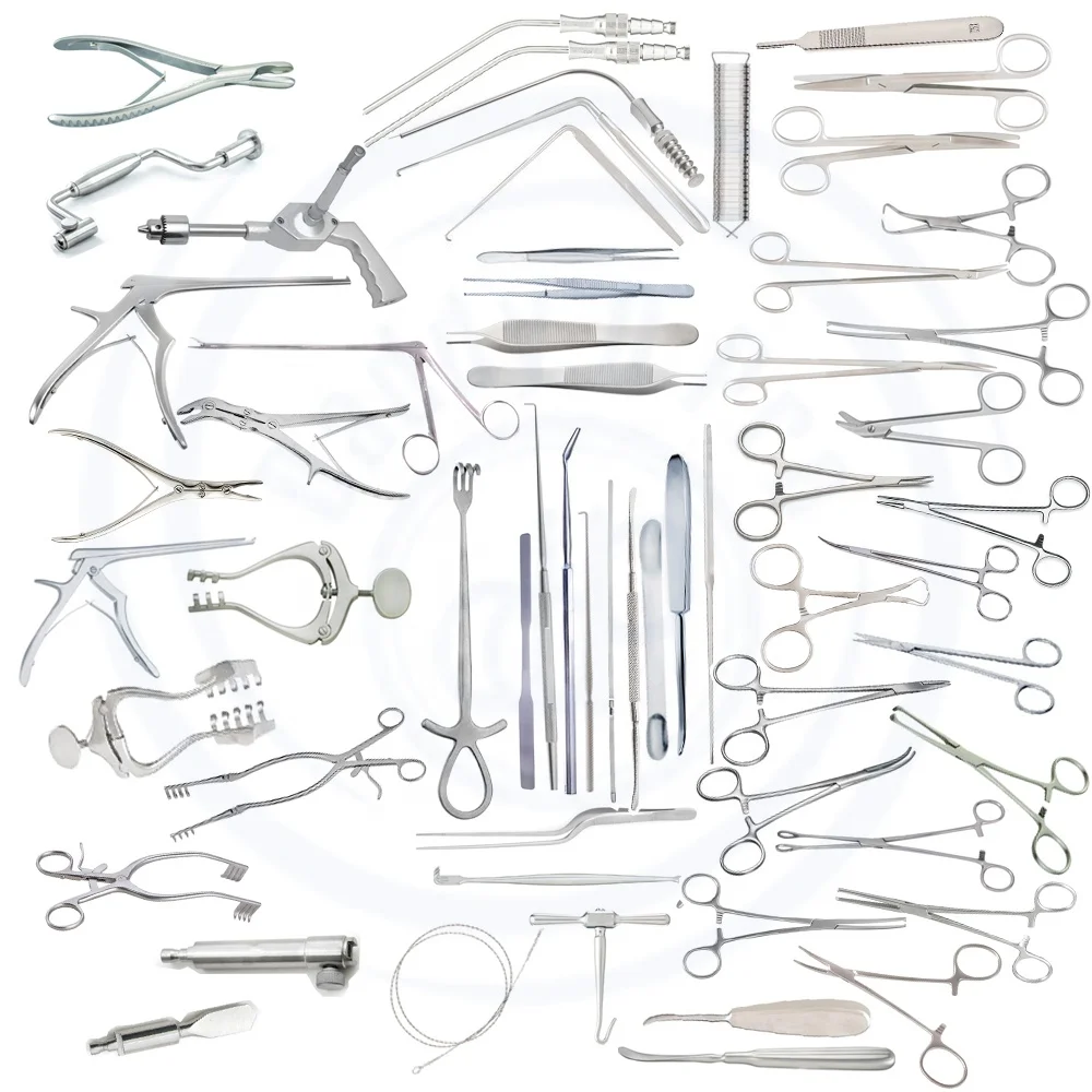 Basic Craniotomy Instruments Set Of 107 Pieces Stainless Steel General ...