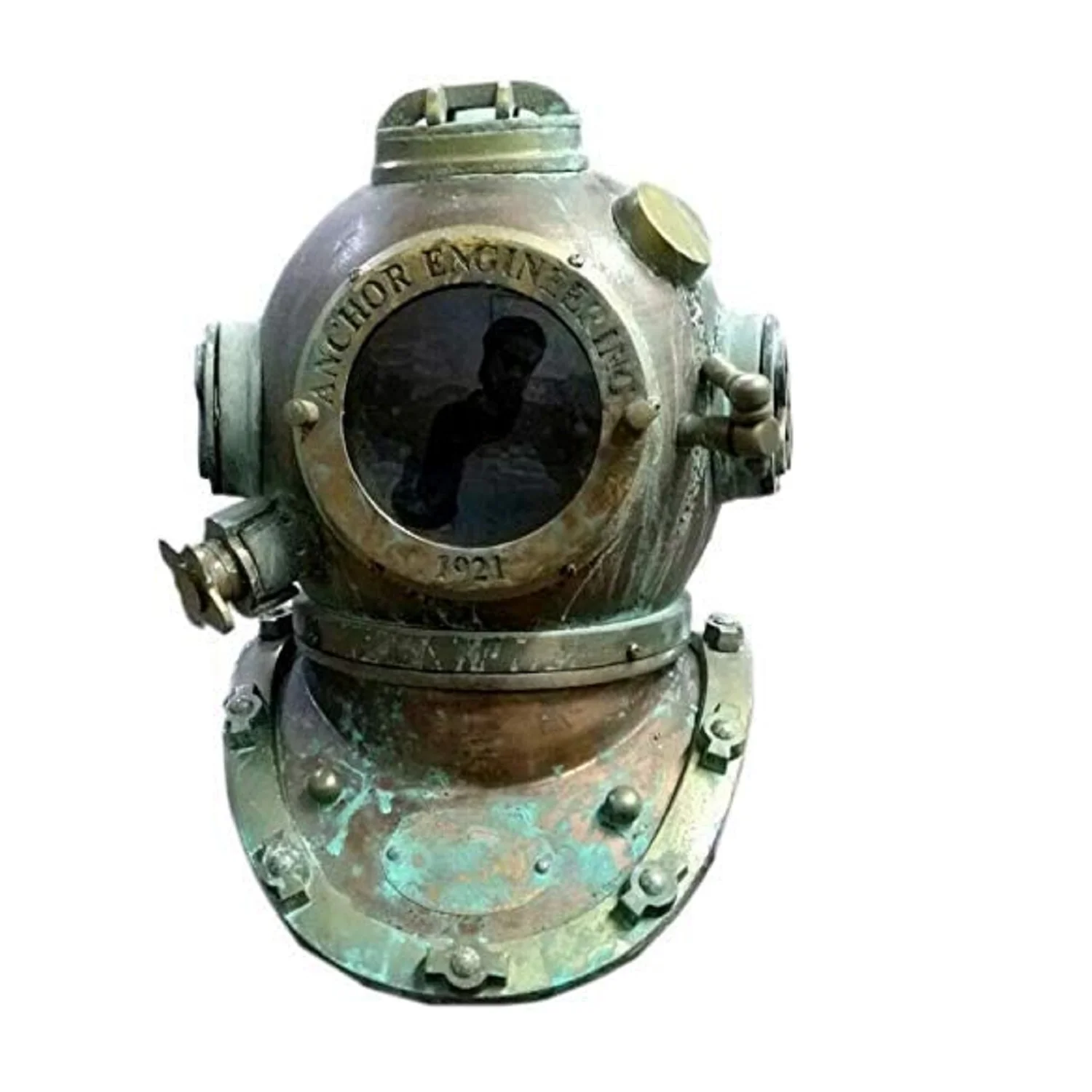 Vintage Rare Antique Diving Helmet Divers Diving Heavy Helmet Deep Sea Divers Anchor