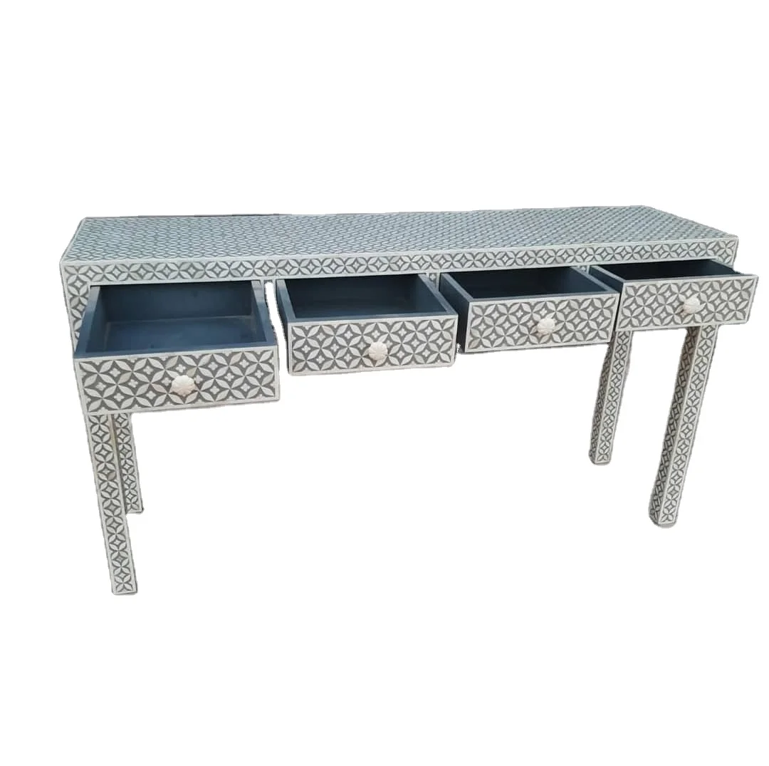 Bone Inlay Console Table Mother Of Pearl Inlay Console Table Home