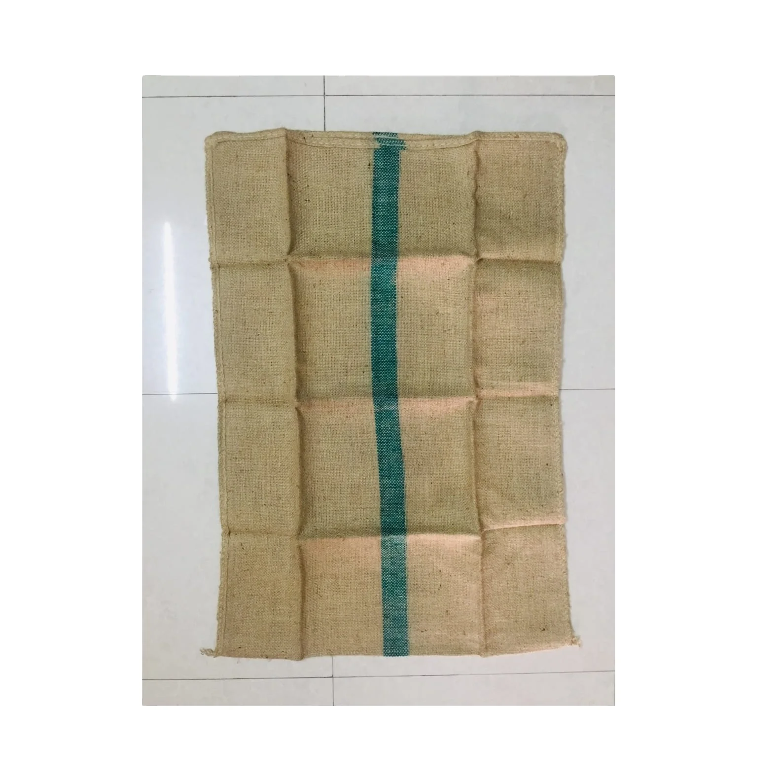 Export Oriented 100 Natural Jute Gunny Sack Bag For Rice Sugar Coffee