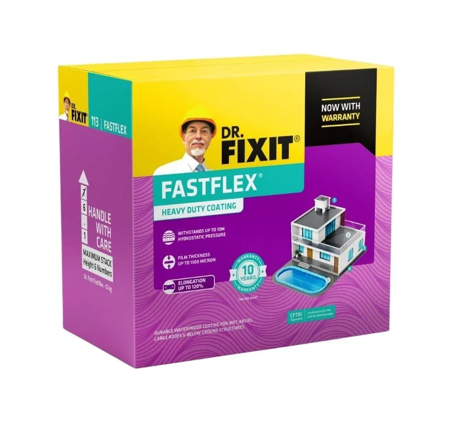 Dr Fixit Fastflex Two Component Flexible Waterproofing Coating for ...
