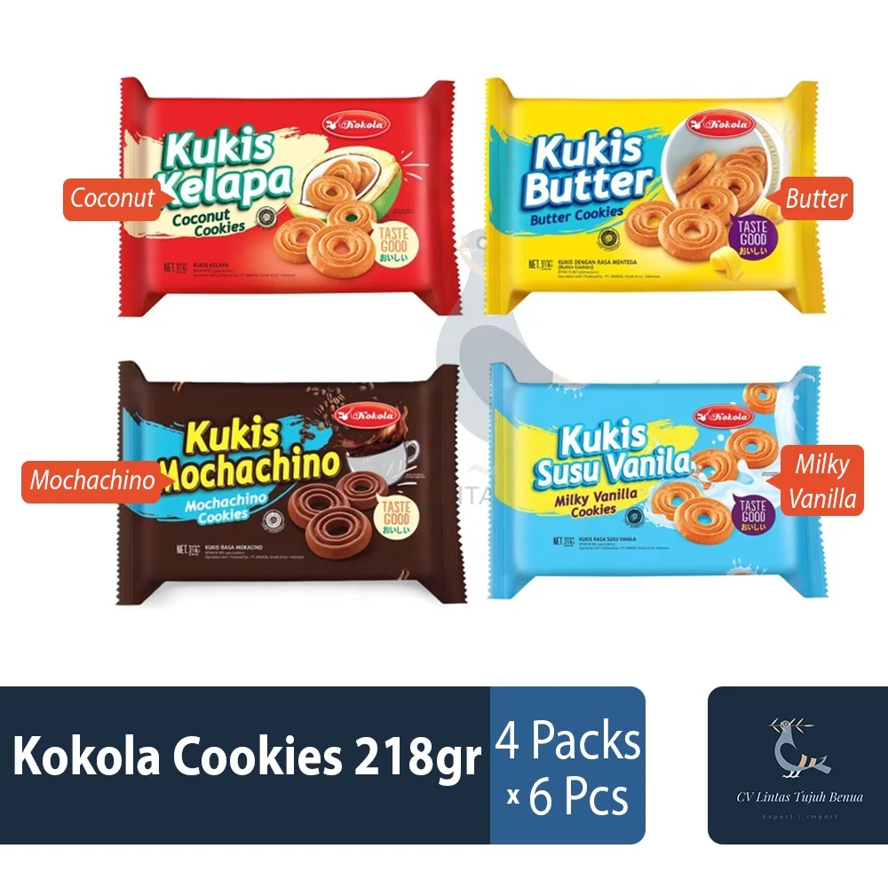 Wholesale Yummy Biscuit Kokola Cookies 218gr Butter Biscuit & Cookies