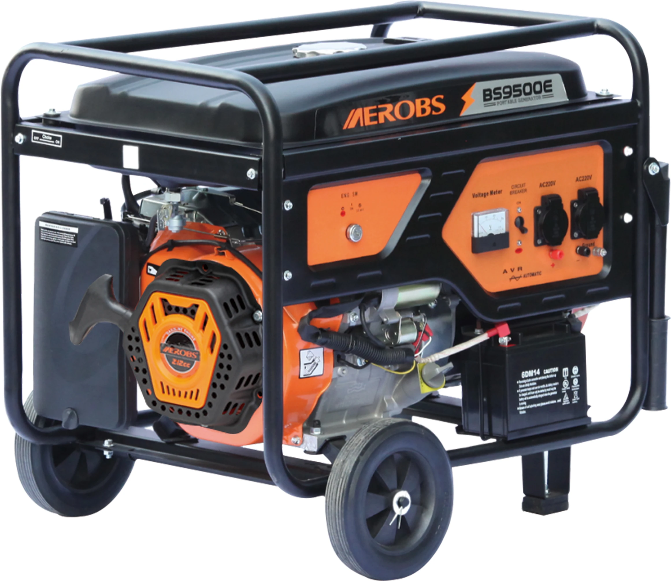 3kw 5.5kw Powerful Gasoline Generator Recoil Electric Recoil Start With ...