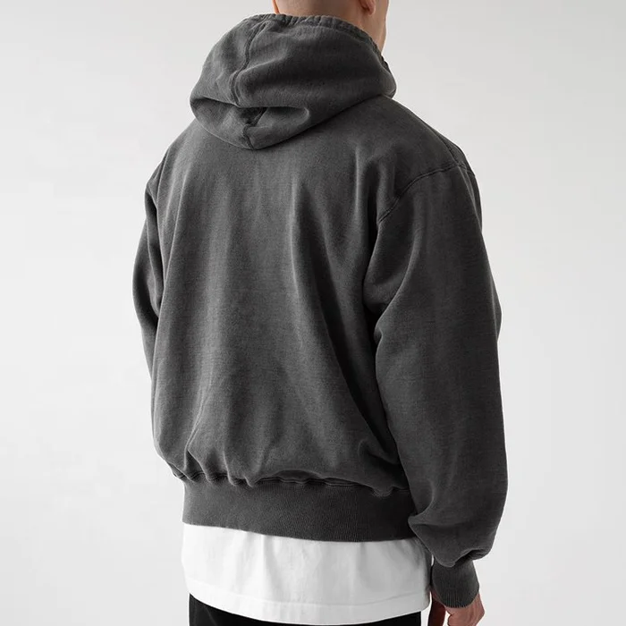 480 Gsm 100 Cotton Plain Essentials Hoodie Men's Heavyweight Hoodie
