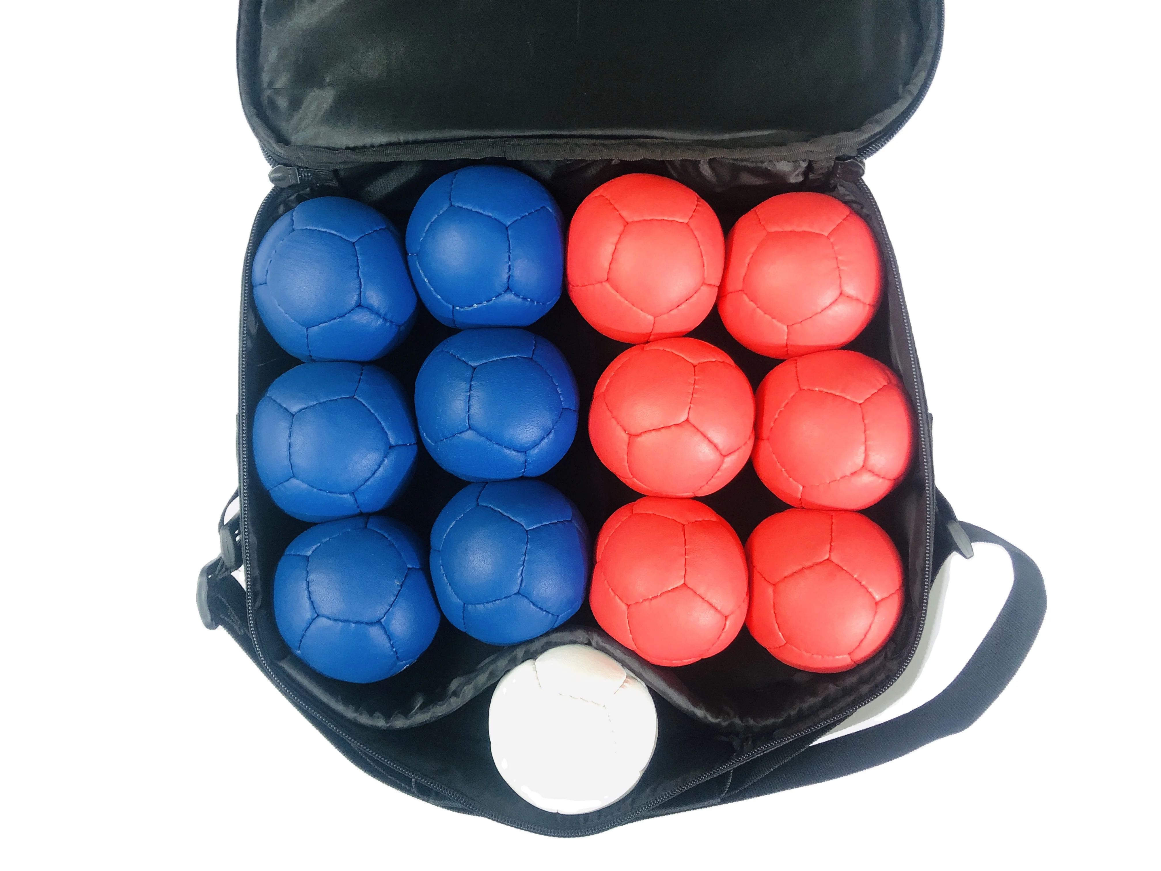 Harrier Boccia Ball Set - Luxus Boccia Bälle Im Oxford Tragetasche
