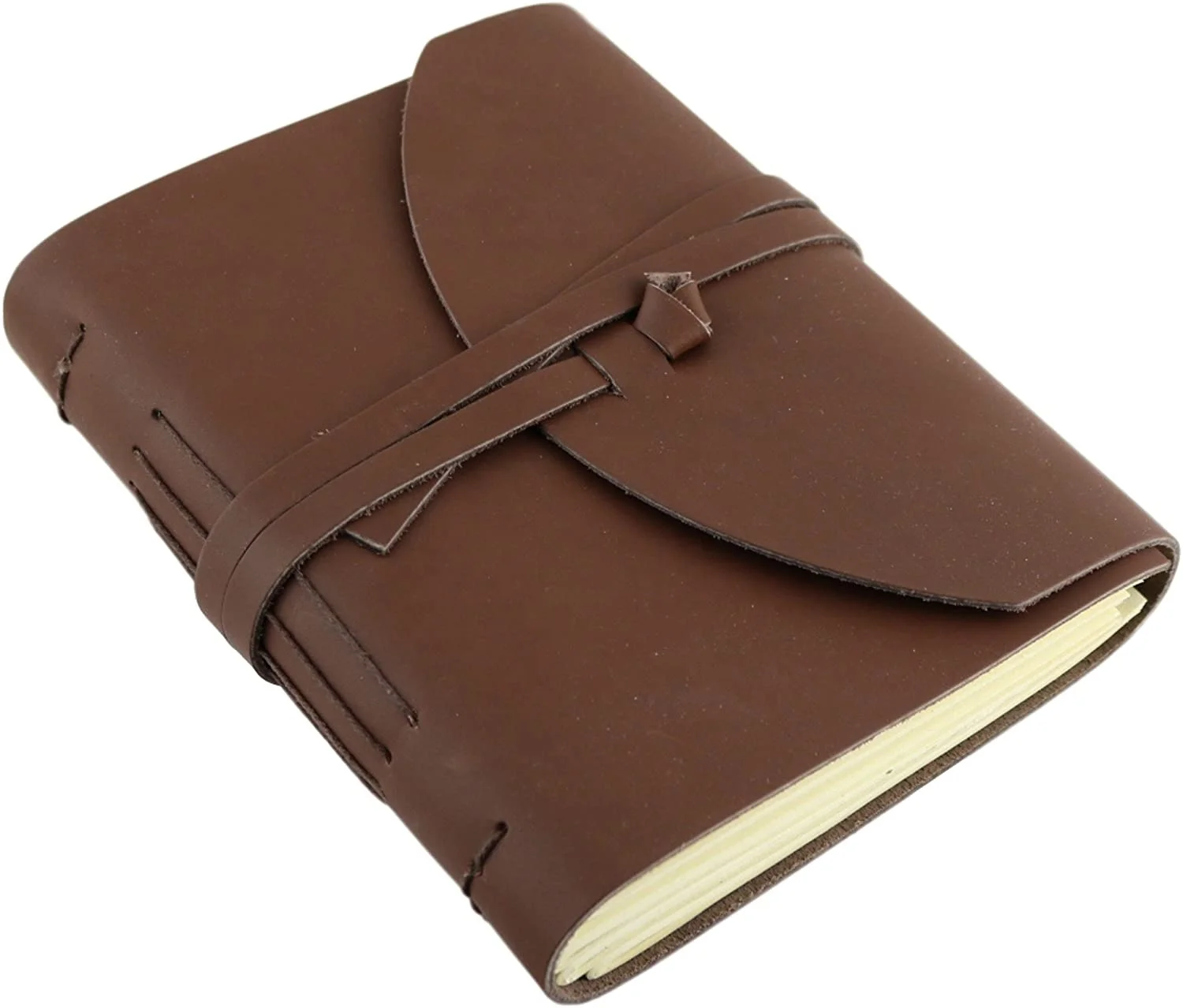 Genuine Leather Bound Handmade Cotton Paper Note Book Unlined Or Lined