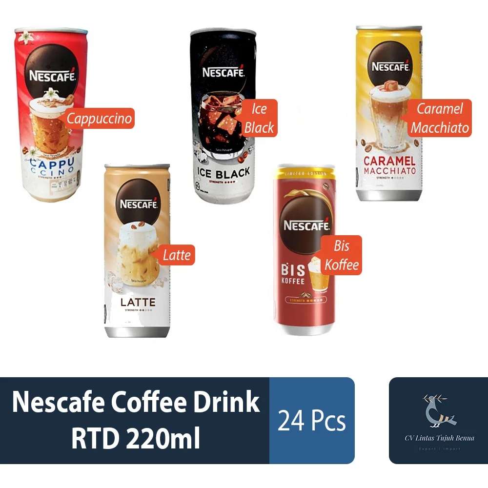 Nescafee Coffee Drink 220ml Bis Koffee Flavor Delicious Popular Good