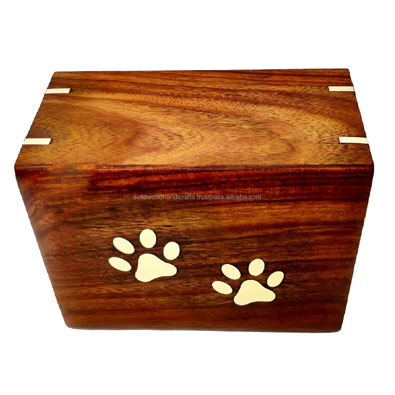 Handmade Wooden Urn Box For Pet Ashes | Wood Cremation Urns ...