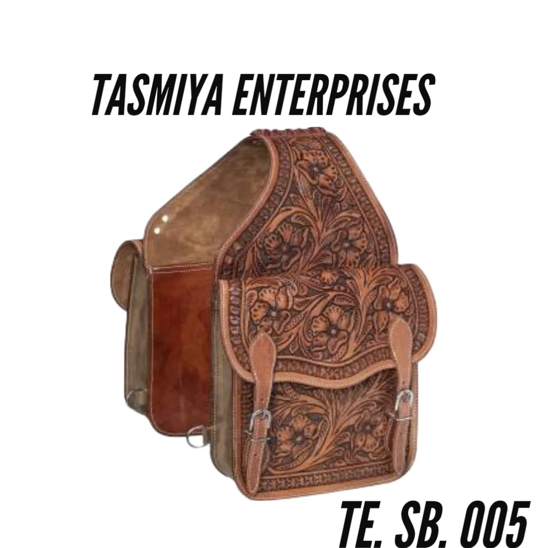 Tasmiya Enterprises Premium Quality Elegantly Hand Carved Horse Saddle