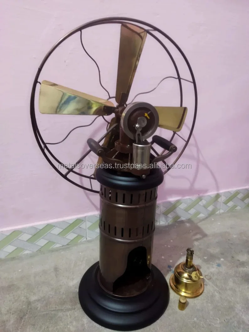 Table Fan, Brass, Metal, MOS-01425 - detail 6