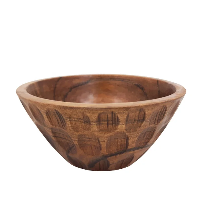 Wholesale Bulk Latest Design Modern High Quality Wooden Round Bowl For