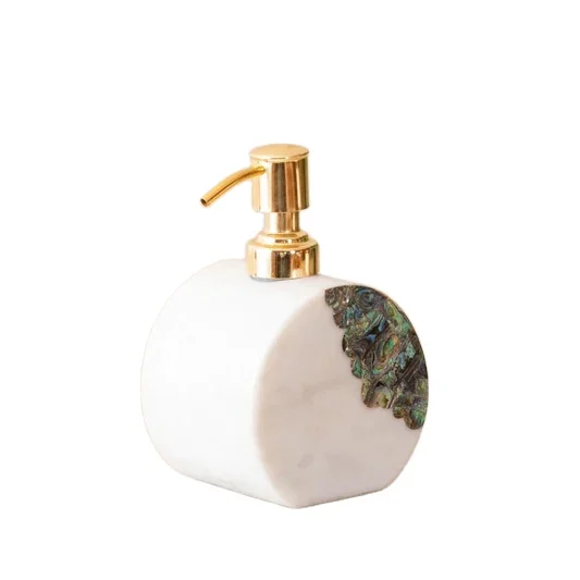 Black Marble Brass Inlay Soap Dispenser Gifting Home Hotel Wedding ...