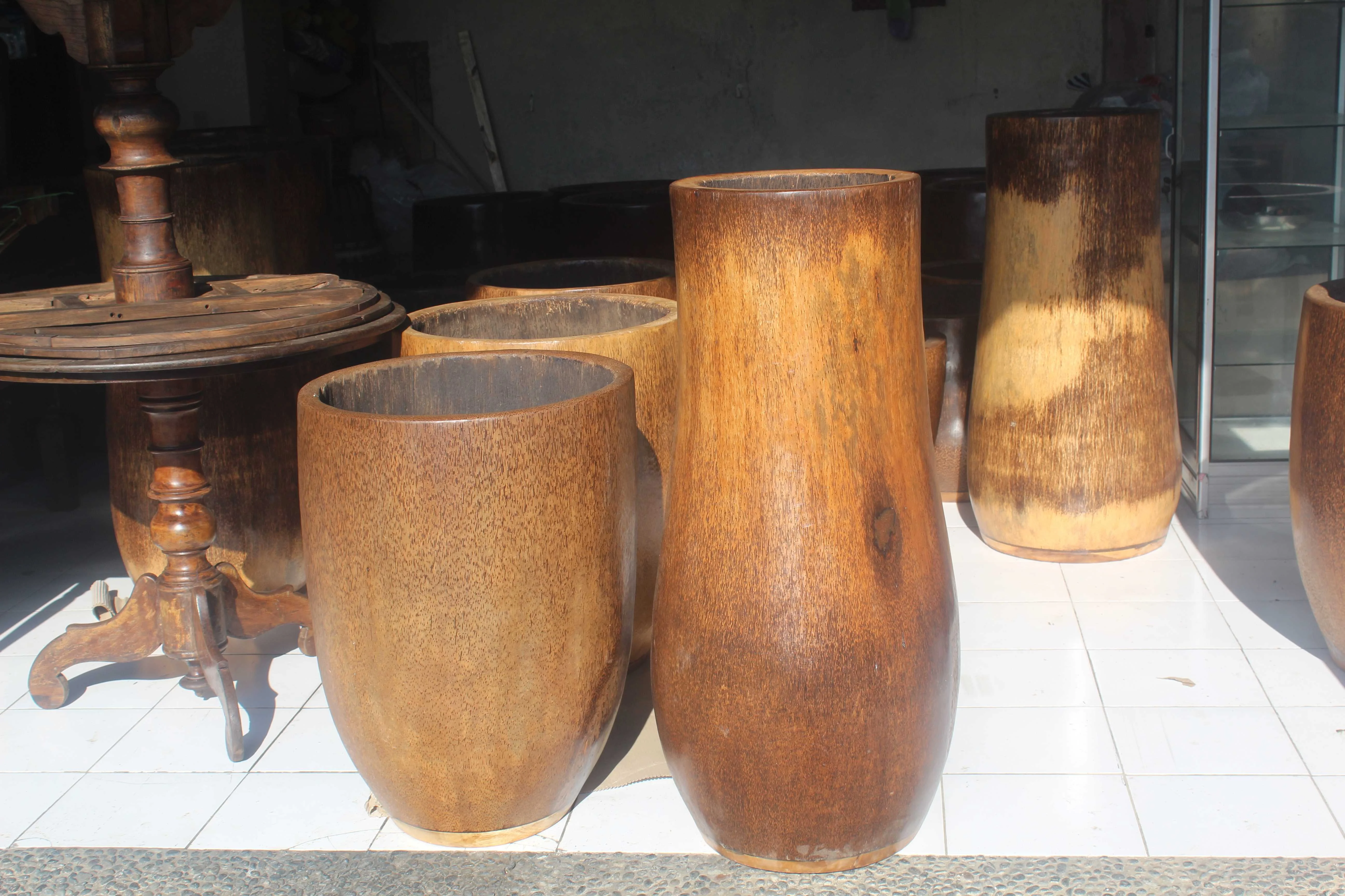 Giant Palm Pot Original From Bali Indonesia Available In Different Size
