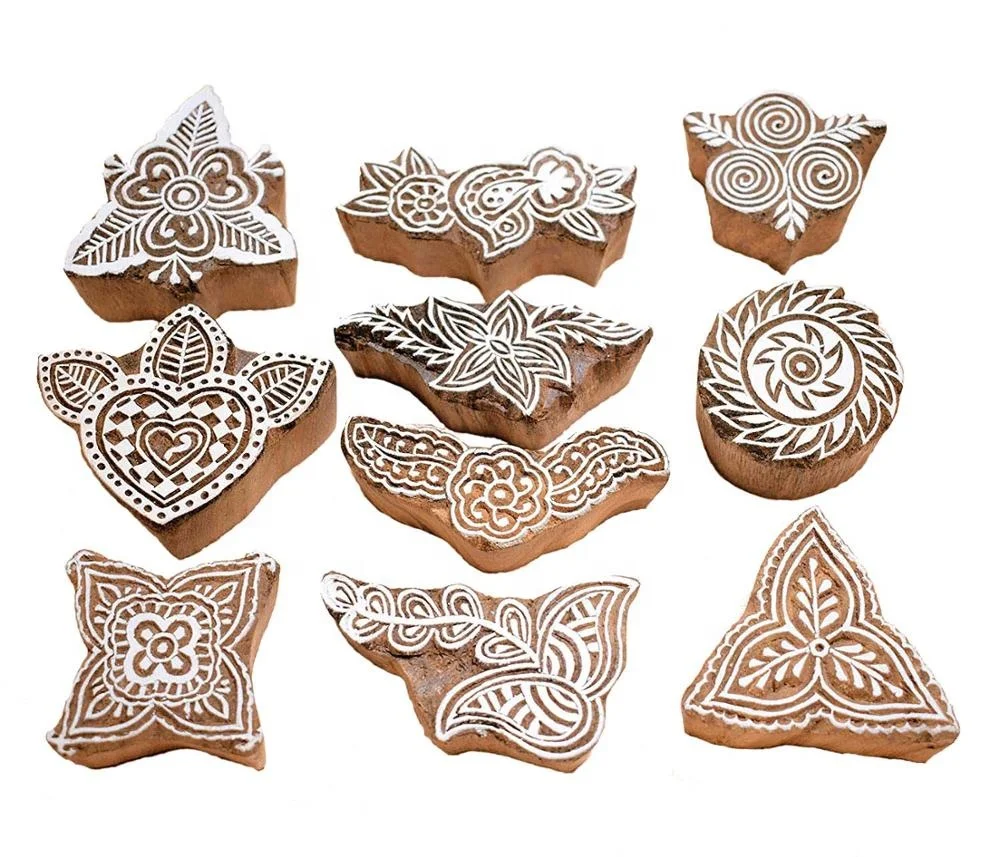 Mughal Designs Wooden Stamps Buy Wooden Stamp Henna Wooden Stamps