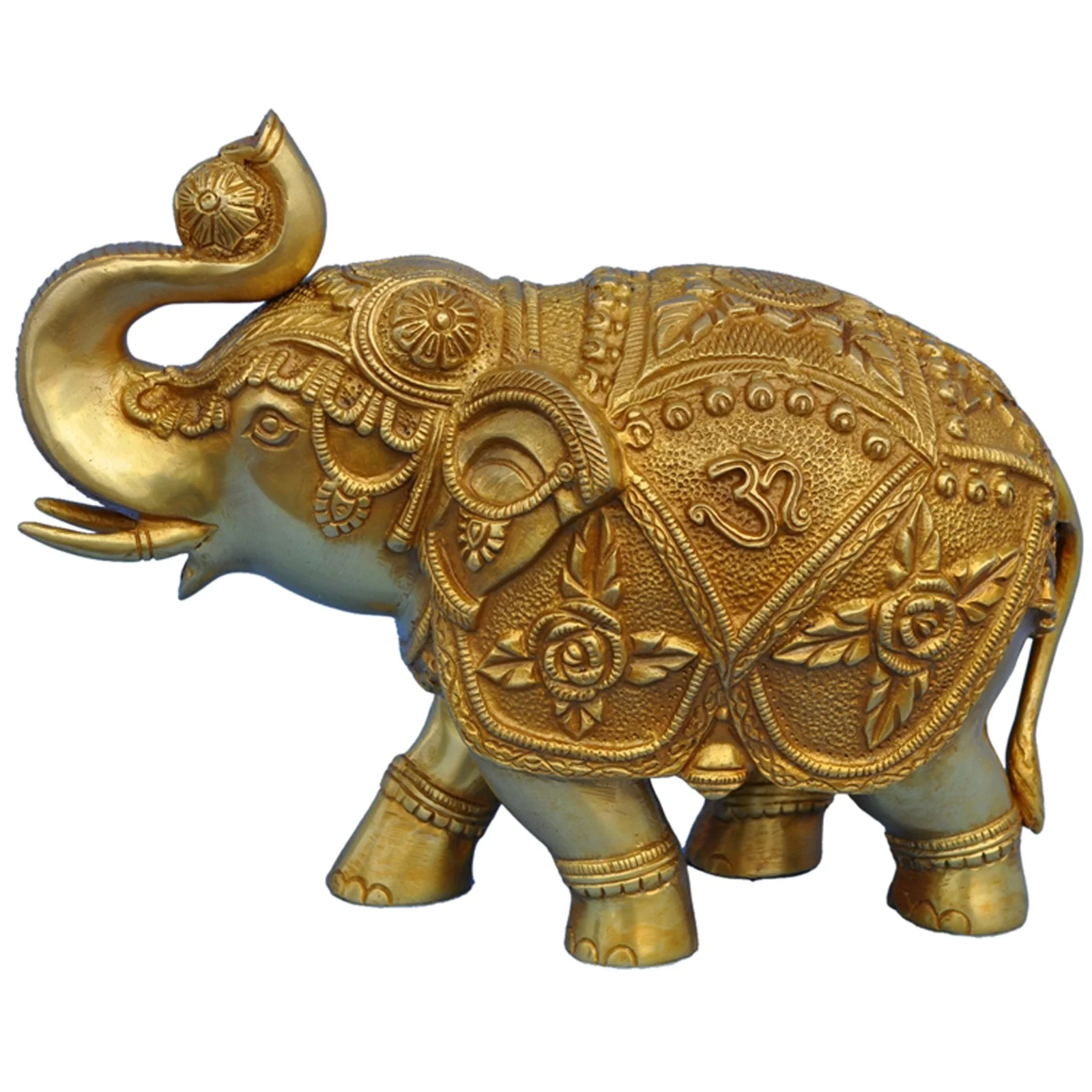 Customized Sculpture Hand Carved Royal Indian Elephant Statue Made Of ...