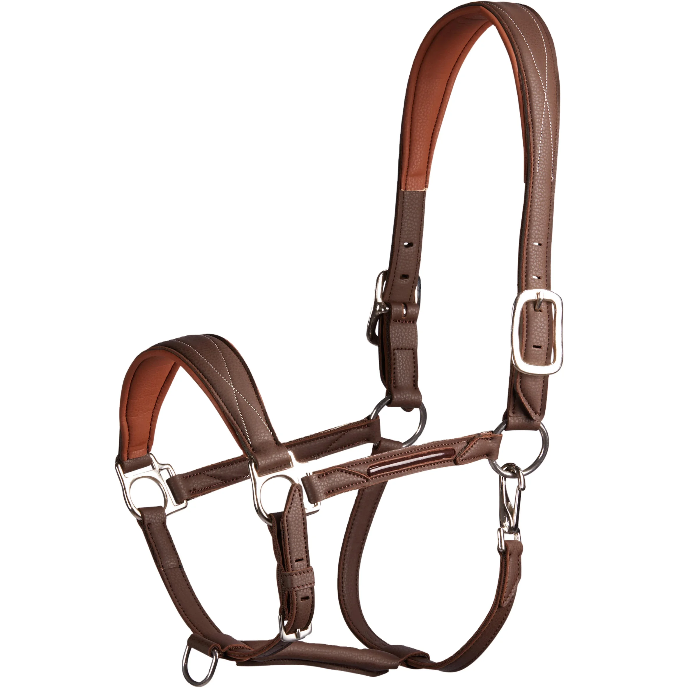 Anatomical Leather Smart Halter On High Quality Indian Leather With