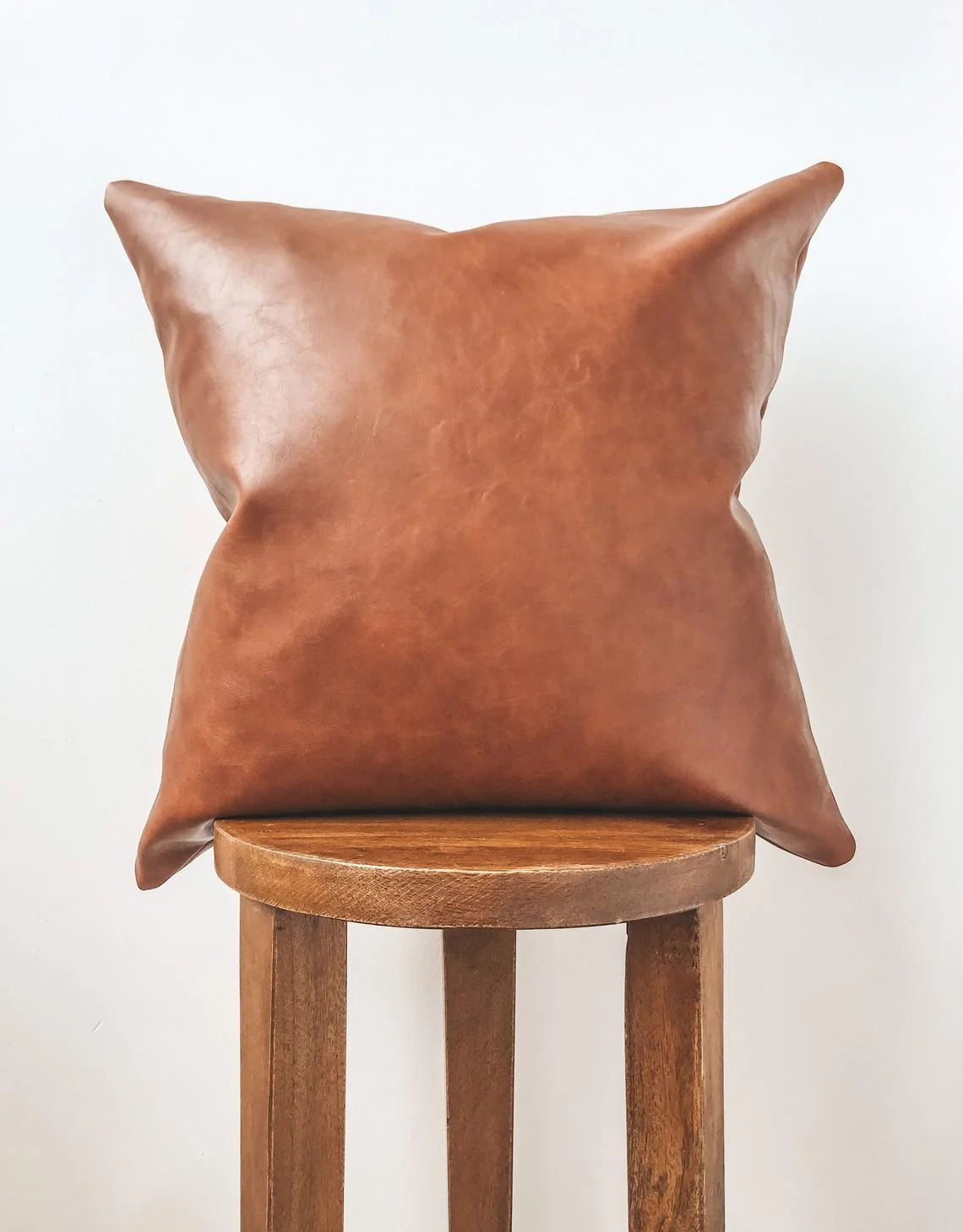 Genuine Leather Pillow Cover,Sofa Cushion Decorative Pillow Luxury Leather Cushion Pillow