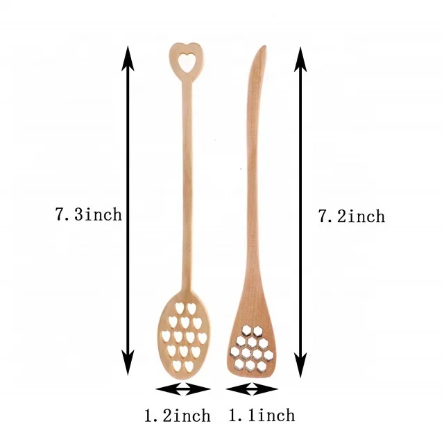Wooden Honey Dipper Spoon To Kitchen And Tableware For Wholesale