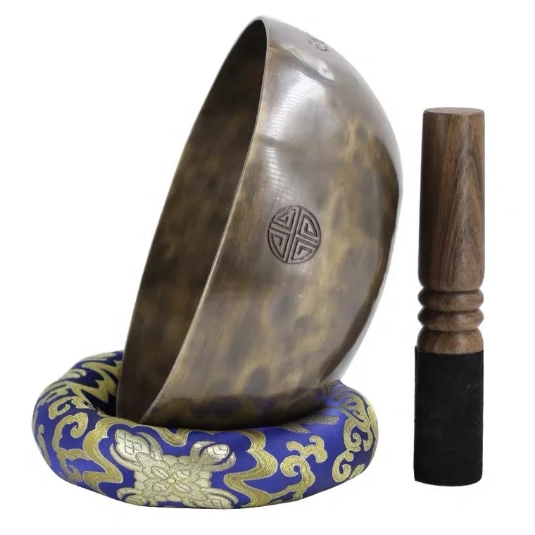Antique Brass Meditation Singing Bowl For Music Healing And Religious